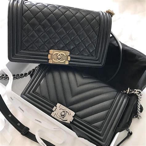 chanel inspired boy bag